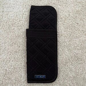 NWOT Vera Bradley Flat Iron/Hot Tools Holder • Espresso Brown